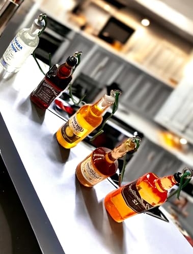 Ornament Mini- 20 set, Miniature Alcohol Bottle Ornament 1 inch tall, Bar Christmas Decor, Christmas Ornament, Christmas Gift Idea, Christmas Tree Ornament