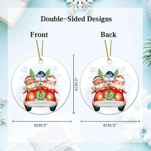 Christmas Ceramic Ornament City Building Christmas Ornament Keepsake Canada City Ottawa Christmas Ornament Holiday Present Christmas Tree Ceramic Ornament Decoration