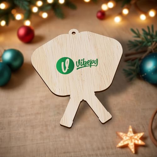 All Over Printed Pickleball Ornaments 2024, Pickleball Christmas Ornaments, Pickleball Gift, Pickleball Acessories Christmas 2 Layers Ornaments for Christmas Tree Hanging