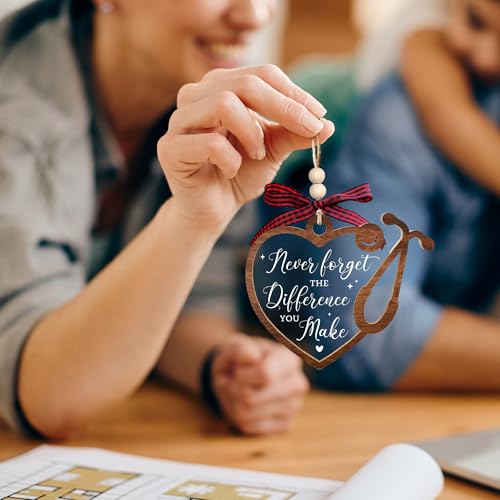 Nurse Gifts for Women - Nurses Week Gifts - Gift for Nurses - Nurse Rn Nicu Practitioner Gift for Women - Retirement, Birthday Appreciation Nursing Student Ideas - Wood Acrylic Ornament