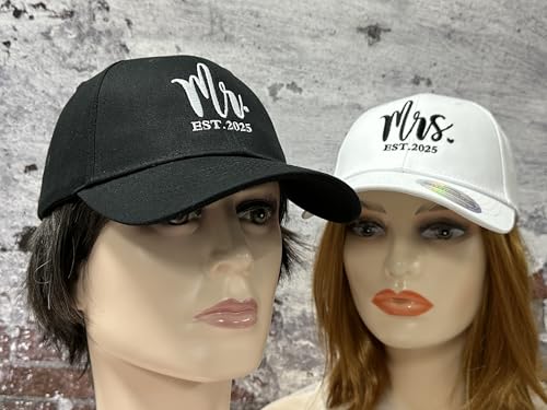 Hepandy Mr Mrs Mom Dad Captain First Mate Mama and Mini Baseball Hats