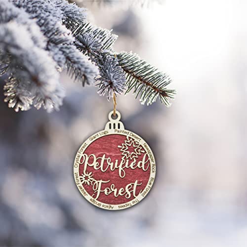 Petrified Forest National Park Christmas Ornament | Petrified Forest Christmas Ornament | Petrified Forest Wooden Christmas Ornament
