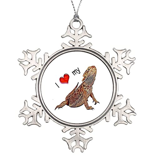 Shopping Cart Ornament-Christmas Ornament Metal Snowflake Christmas Ornament Holiday Keepsate
