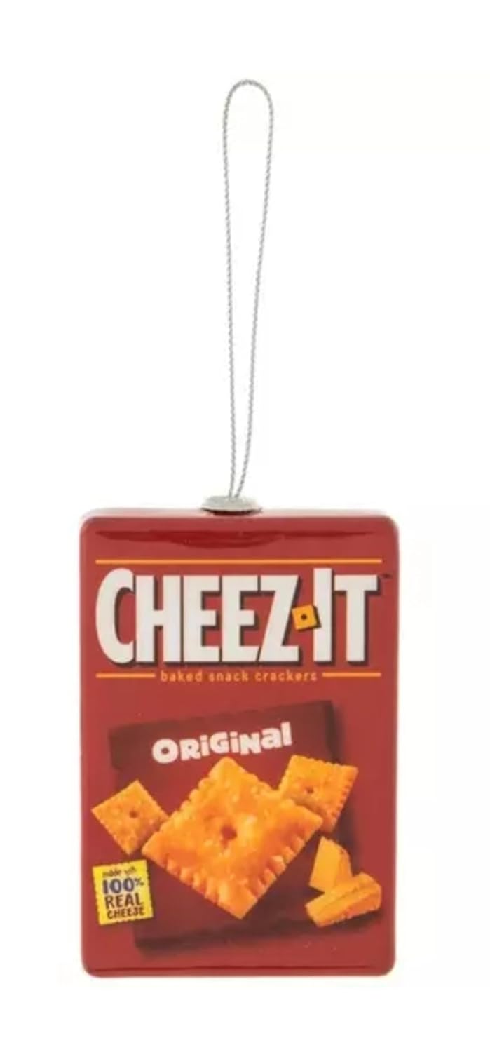 Cheez-it Ornament, Hanging Ornament, 3.5" Christmas Tree Ornament