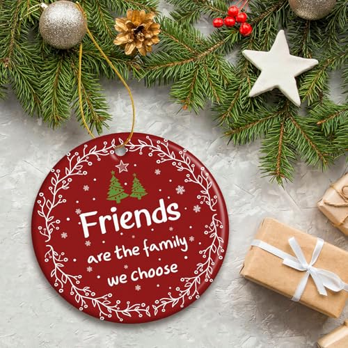 ZAGKOO Best Friend Ornaments for Women for Friends, Friendship Gifts for Friend Female, BFFs, Besties, Soul Sister, Work Friends Group - Keepsake Christmas Tree Decoration 2025