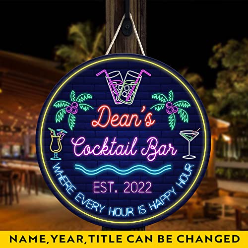 All Over Printed No Real Led Neon Tiki Bar Signs, Gettin' Freaky At The Tiki Signs, 12",18" Tiki Bar Signs, Tiki Louge, Tiki Huts, Tiki Bar, Welcome Sign, Door Signs, Bar Signs, Tiki Signs (WCS-ENNG-35423001)