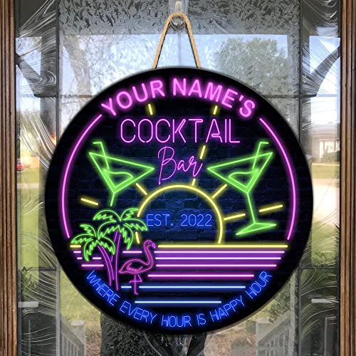 All Over Printed No Real Led Neon Tiki Bar Signs, Gettin' Freaky At The Tiki Signs, 12",18" Tiki Bar Signs, Tiki Louge, Tiki Huts, Tiki Bar, Welcome Sign, Door Signs, Bar Signs, Tiki Signs (WCS-ENNG-35142001)