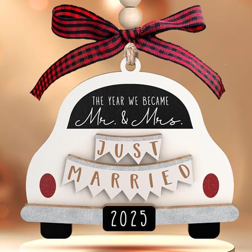Our First Christmas As Mr & Mrs Ornament, First Married Christmas Ornament 2025, Married Ornament, Wedding Ornament, Mr and Mrs Gifts