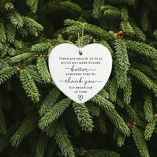 Thank You Gifts for Women Ornament Keepsake Sign Heart Plaque Appreciation Gifts for Coworker Retirement Farewell Going Away Gift Thank You Gift for Coworkers Boss Teacher Nurse Employee