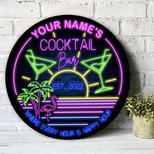 All Over Printed No Real Led Neon Tiki Bar Signs, Gettin' Freaky At The Tiki Signs, 12",18" Tiki Bar Signs, Tiki Louge, Tiki Huts, Tiki Bar, Welcome Sign, Door Signs, Bar Signs, Tiki Signs (WCS-ENNG-35142001)