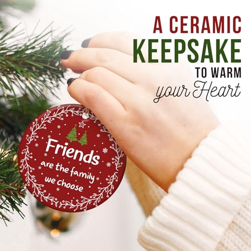 ZAGKOO Best Friend Ornaments for Women for Friends, Friendship Gifts for Friend Female, BFFs, Besties, Soul Sister, Work Friends Group - Keepsake Christmas Tree Decoration 2025