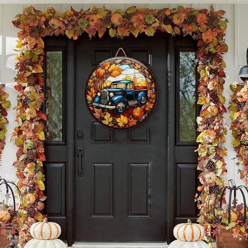 2D Flat All Over Printed, Pumpkin Wooden Sign, Fall Sign, Autumn Sign, Pumpkin Sign For Fall Decor, 8",12",18" Wood Sign, Autumn Decor, Fall Decorations (CSWS-EPHG-51951013)