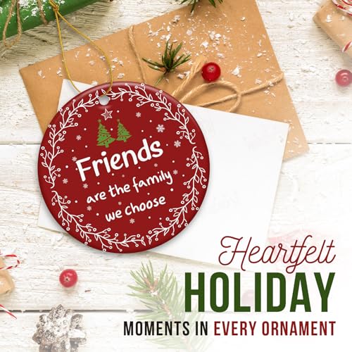 ZAGKOO Best Friend Ornaments for Women for Friends, Friendship Gifts for Friend Female, BFFs, Besties, Soul Sister, Work Friends Group - Keepsake Christmas Tree Decoration 2025
