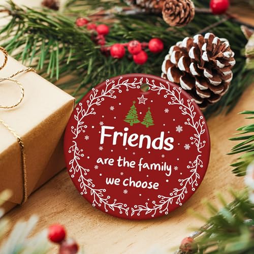 ZAGKOO Best Friend Ornaments for Women for Friends, Friendship Gifts for Friend Female, BFFs, Besties, Soul Sister, Work Friends Group - Keepsake Christmas Tree Decoration 2025