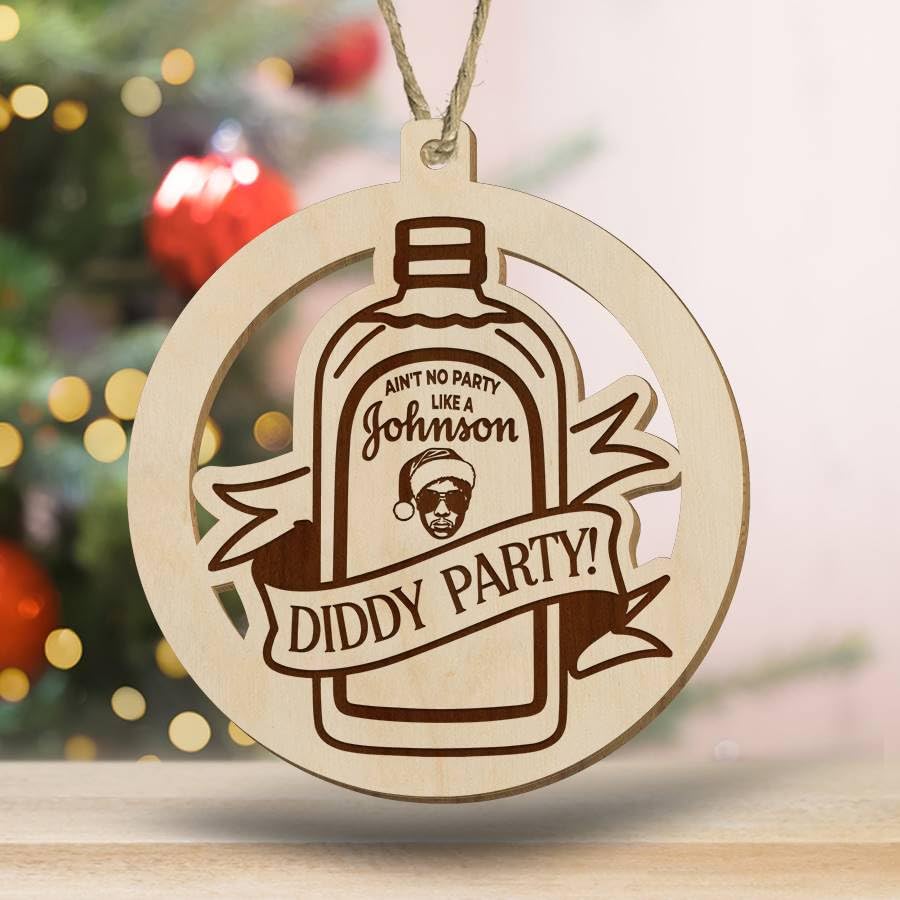Baby Oil Christmas Ornament Ornament Freak Off Christmas Ornament Christmas Ornament Rapper Christmas Ornament Guilty Ornament 2024 Popular Ornament