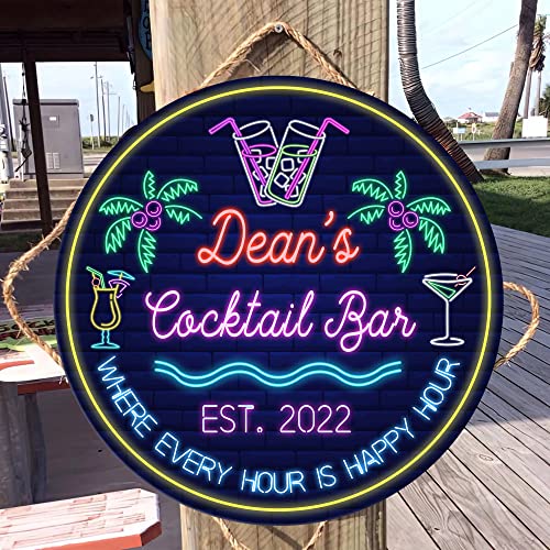 All Over Printed No Real Led Neon Tiki Bar Signs, Gettin' Freaky At The Tiki Signs, 12",18" Tiki Bar Signs, Tiki Louge, Tiki Huts, Tiki Bar, Welcome Sign, Door Signs, Bar Signs, Tiki Signs (WCS-ENNG-35423001)