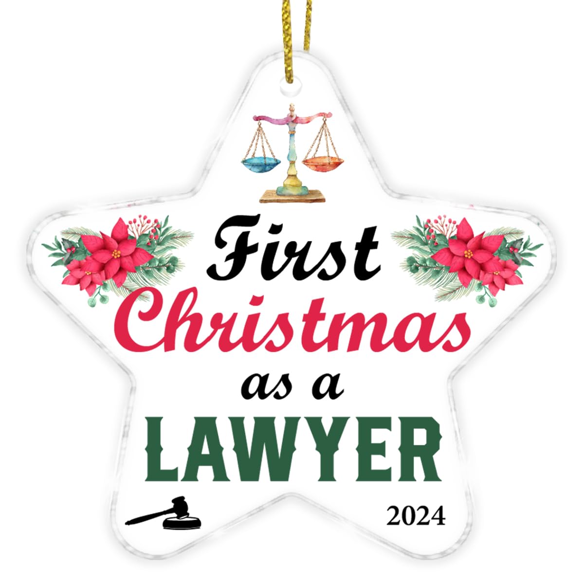 Lawyer Ornament - Female - Blonde