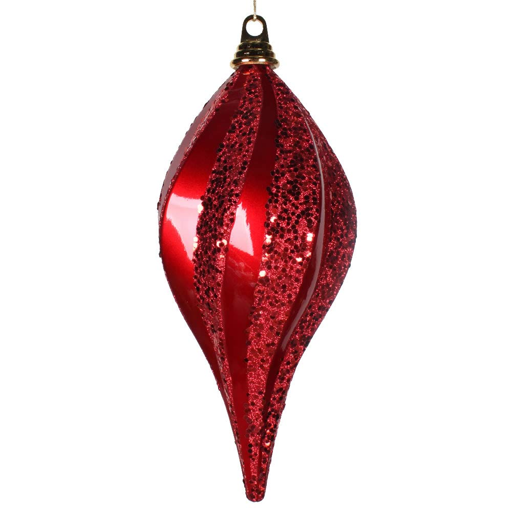 Vickerman M132603 Drop Ornament Swirl Drop Ornament