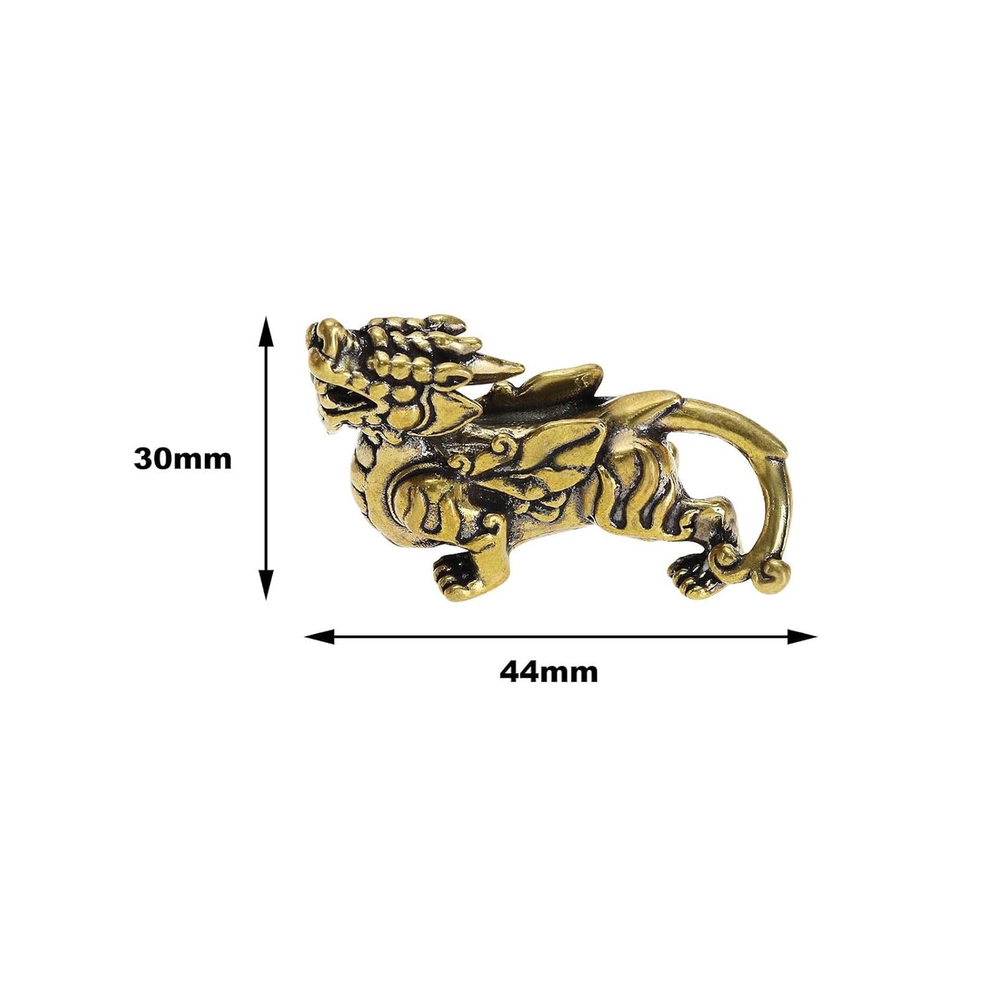 Create idea Brass Pi Xiu Ornament Solid Brass Mother Pixiu Ornament Pi Xiu Statue Decoration Home Ornament Office Desk Decorative Ornament Flying Mother Pi Xiu Ornament