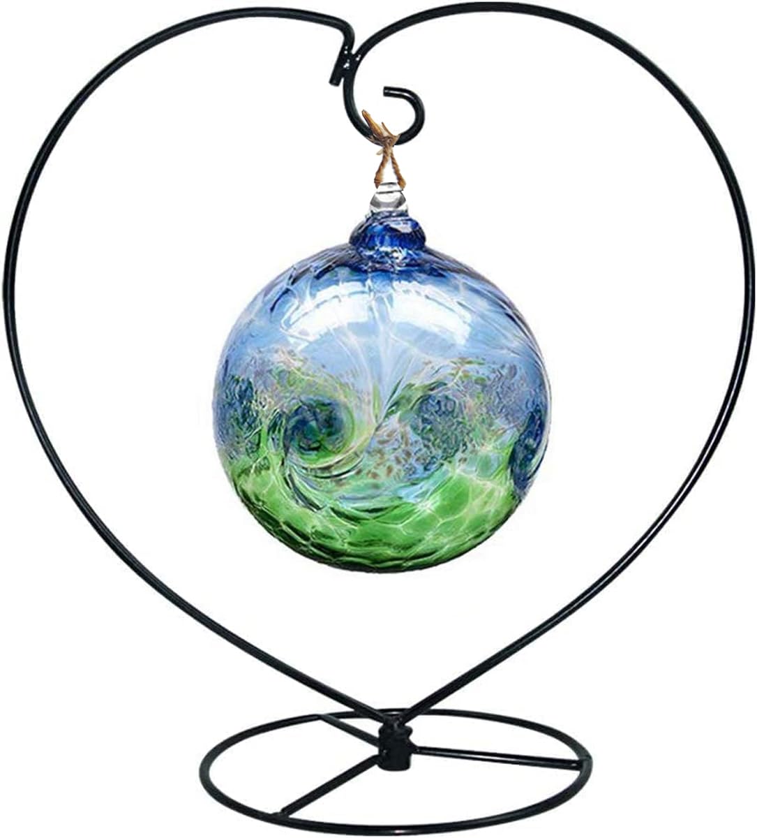 Ornament Display Stand, Holder Ornament Hanger Stands Glass Ball Ornament Holder Ornament Stands for Hanging Plants, Hanging Terrarium Stand for Christmas Wedding Ornament, Home Office Decor
