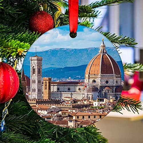 Christmas Ornament 2023 Brazil Houses Christ The Redeemer Ceramic Christmas Ornament Rio De Janeiro Christmas Tree Ornament Hanging Ornament Xmas Gift