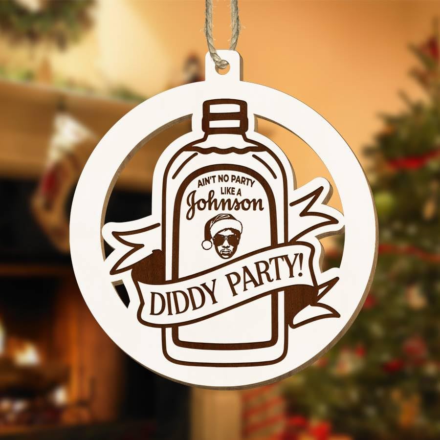 Baby Oil Christmas Ornament Ornament Freak Off Christmas Ornament Christmas Ornament Rapper Christmas Ornament Guilty Ornament 2024 Popular Ornament
