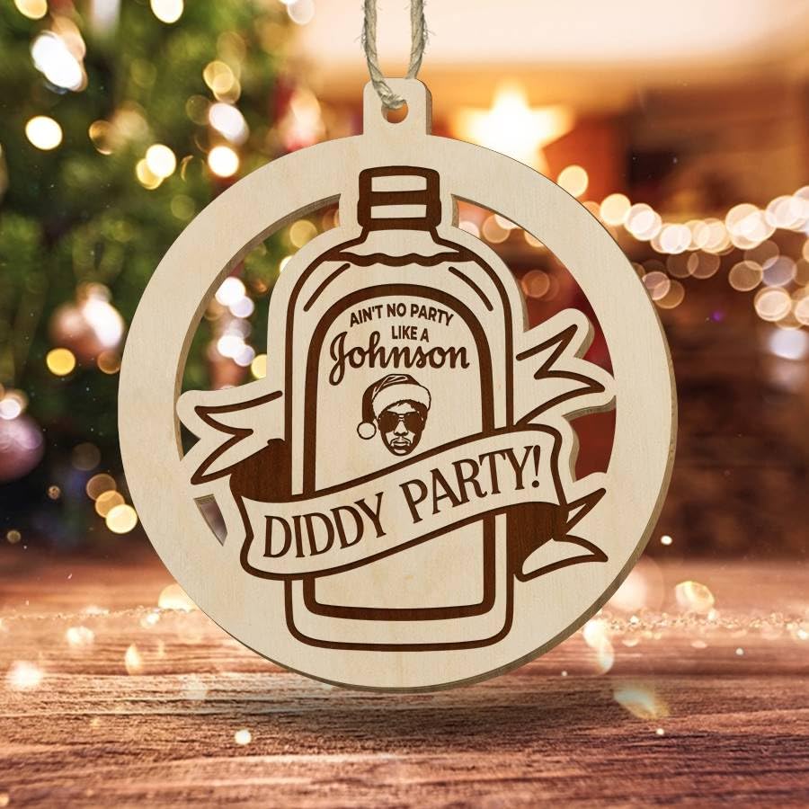 Baby Oil Christmas Ornament Ornament Freak Off Christmas Ornament Christmas Ornament Rapper Christmas Ornament Guilty Ornament 2024 Popular Ornament