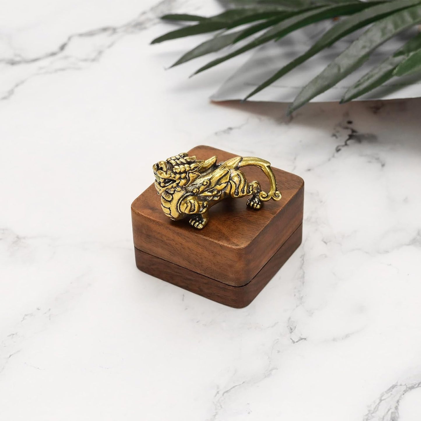 Create idea Brass Pi Xiu Ornament Solid Brass Mother Pixiu Ornament Pi Xiu Statue Decoration Home Ornament Office Desk Decorative Ornament Flying Mother Pi Xiu Ornament