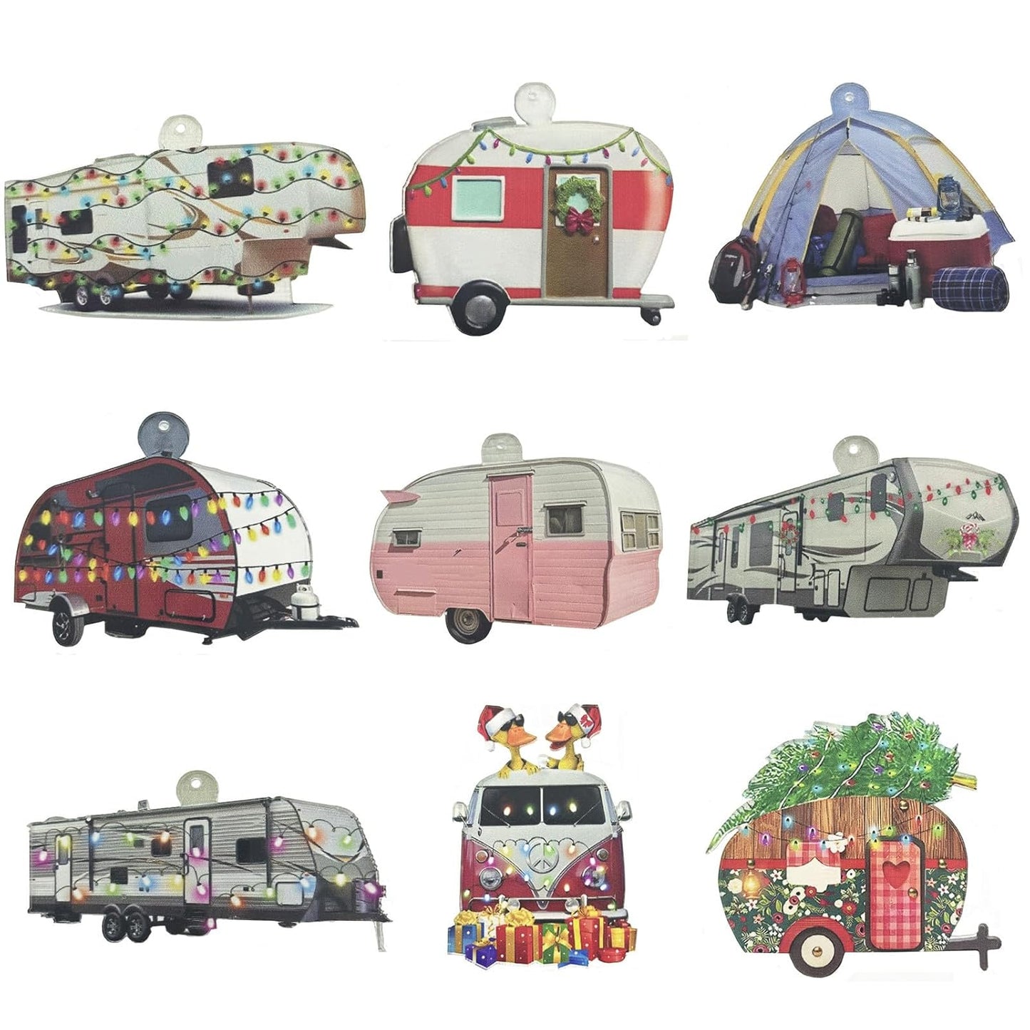 Camping Ornament - Glamping Camper Ornament