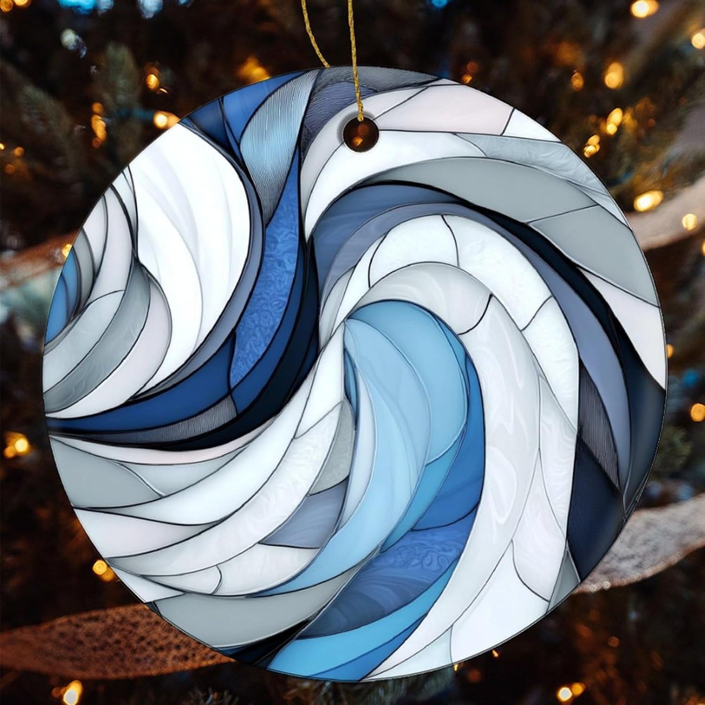 Christmas Ceramic Ornament Hurricane Weather Storm Ornament Keepsake Hurricane Helene Survivor Ornament Commemorative Gift Keepsake Funny Christmas Hanging Tree Decor Ornament