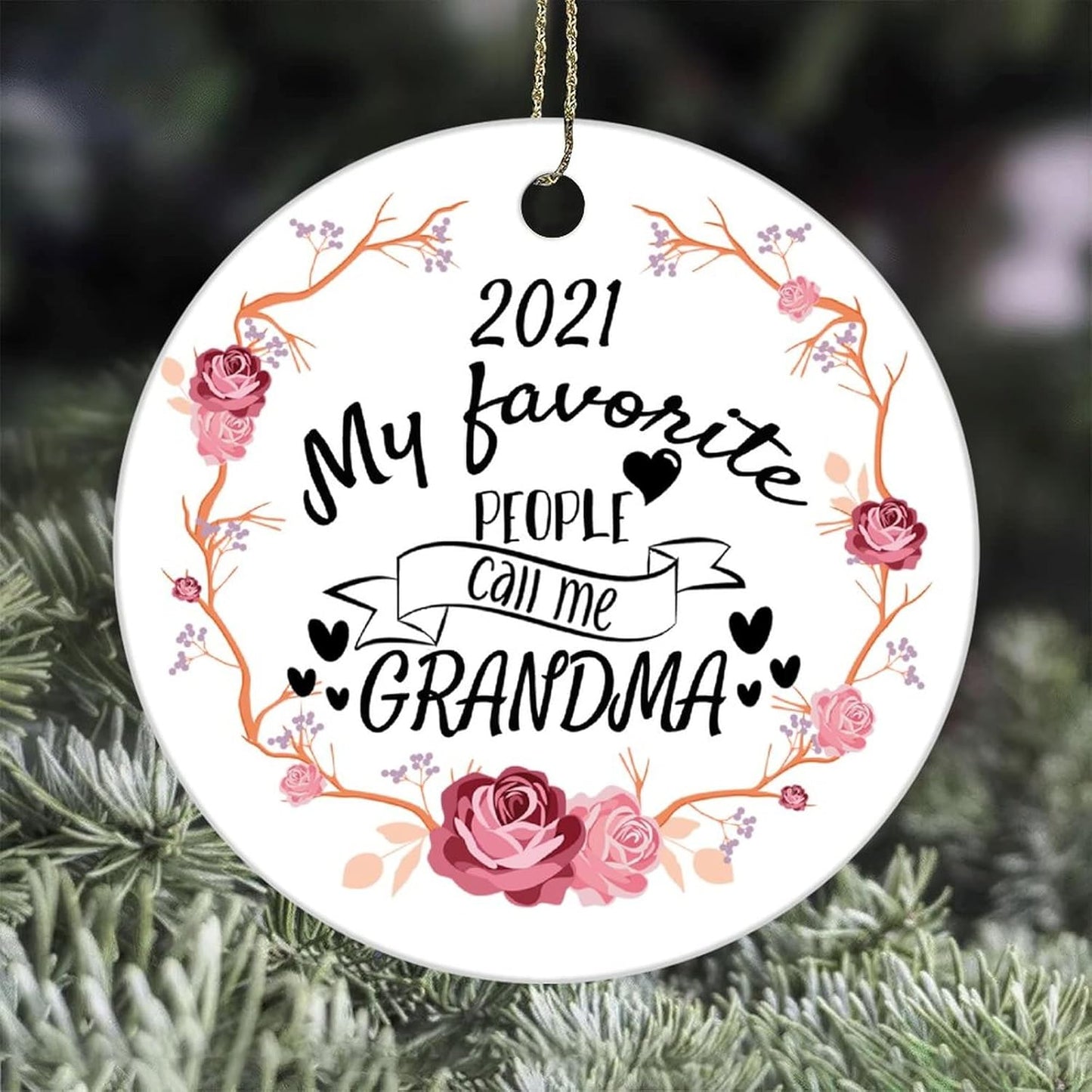 Our First Christmas As Grandparents 2021 Ornament, Christmas Ornament, Wedding Ornament, First Christmas Ornament, Winter Wedding Ornament