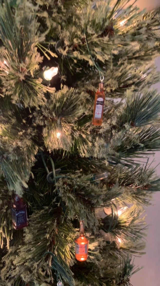 Drink Ornament Mini- 20 set, Wine Miniature Alcohol Ornament, Wine Christmas Decor, Christmas Drink Ornament, Christmas Gift Idea, Wine Gift, Christmas Tree Ornament
