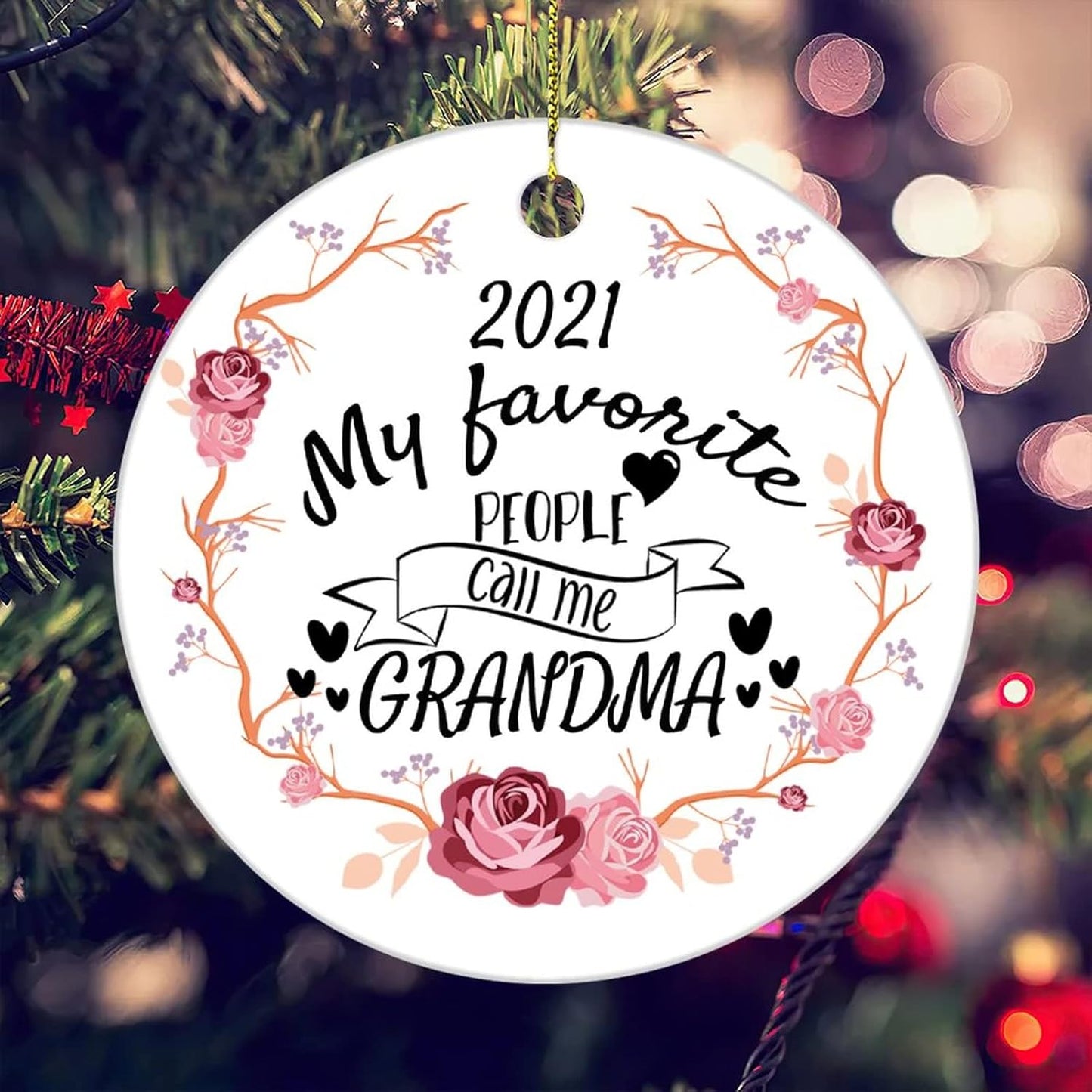 Our First Christmas As Grandparents 2021 Ornament, Christmas Ornament, Wedding Ornament, First Christmas Ornament, Winter Wedding Ornament
