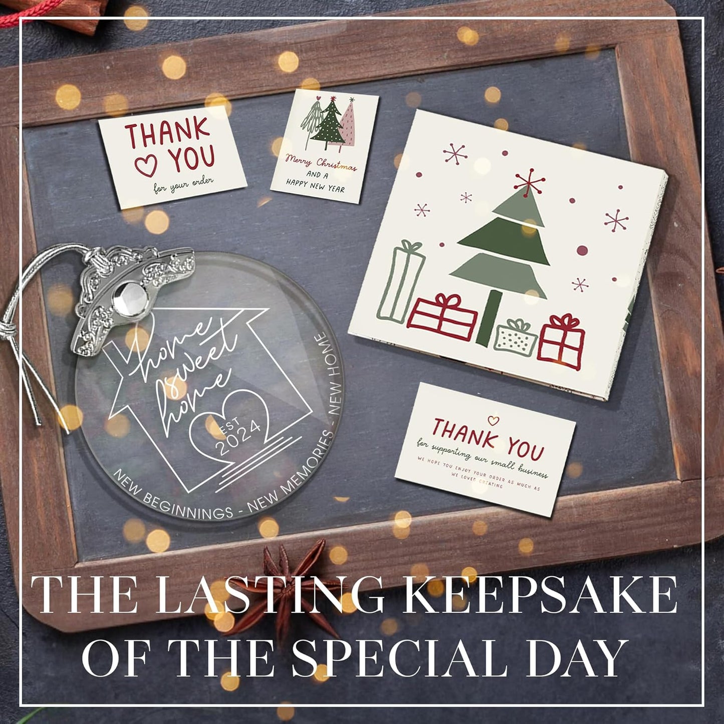 New Home Christmas Ornament 2024,First Christmas Married Ornament 2024, New Home Ornament 2024, First Christmas Ornament, New Home Ornament, White Elephant Gifts for Adults, for Women