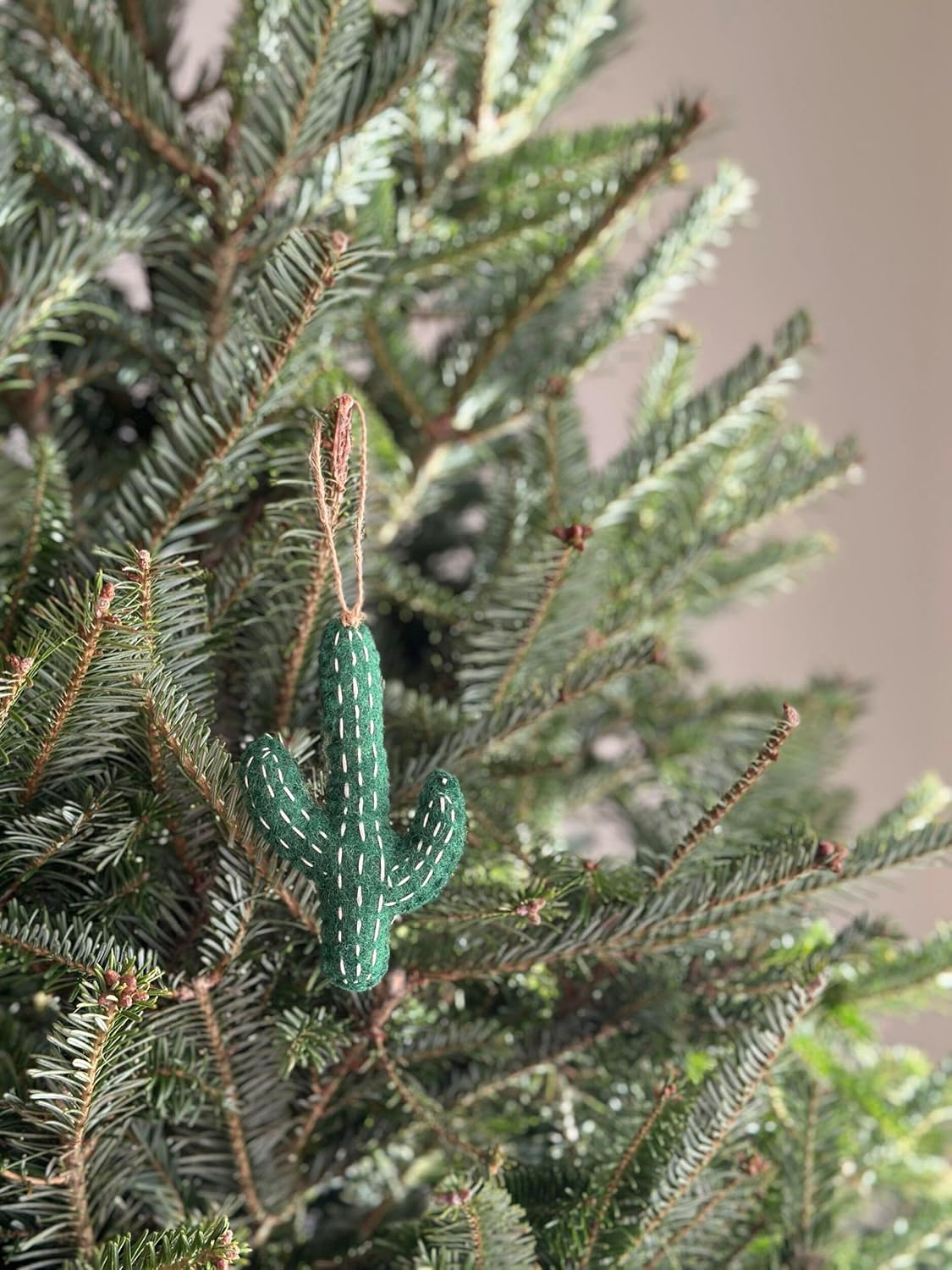 Cactus Ornament, Cactus Christmas Ornament, Felt Cactus Christmas Ornament, Felt Cactus Holiday Ornament, Cactus Christmas Ornament, Hanging Cactus, Handmade Cactus, Fair Trade Christmas Ornament