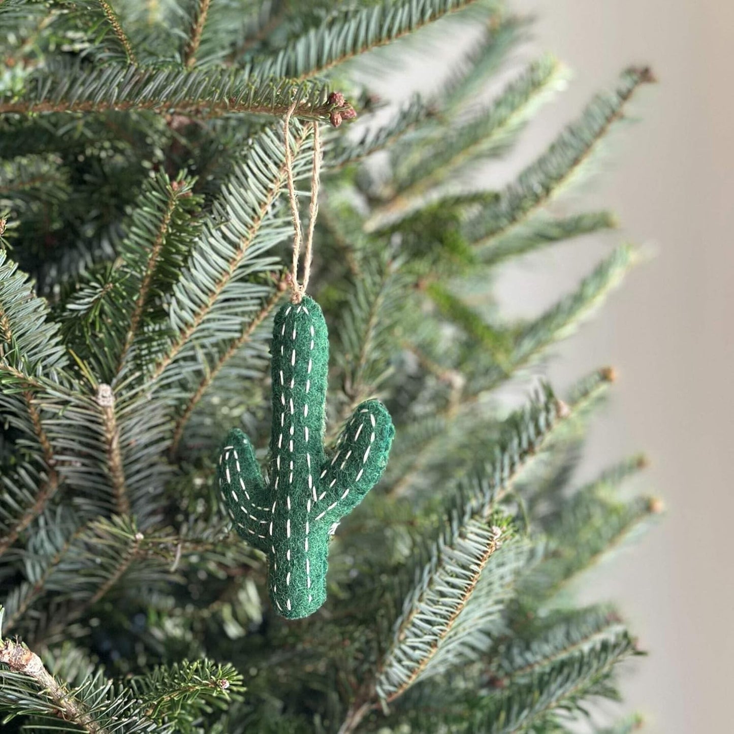 Cactus Ornament, Cactus Christmas Ornament, Felt Cactus Christmas Ornament, Felt Cactus Holiday Ornament, Cactus Christmas Ornament, Hanging Cactus, Handmade Cactus, Fair Trade Christmas Ornament
