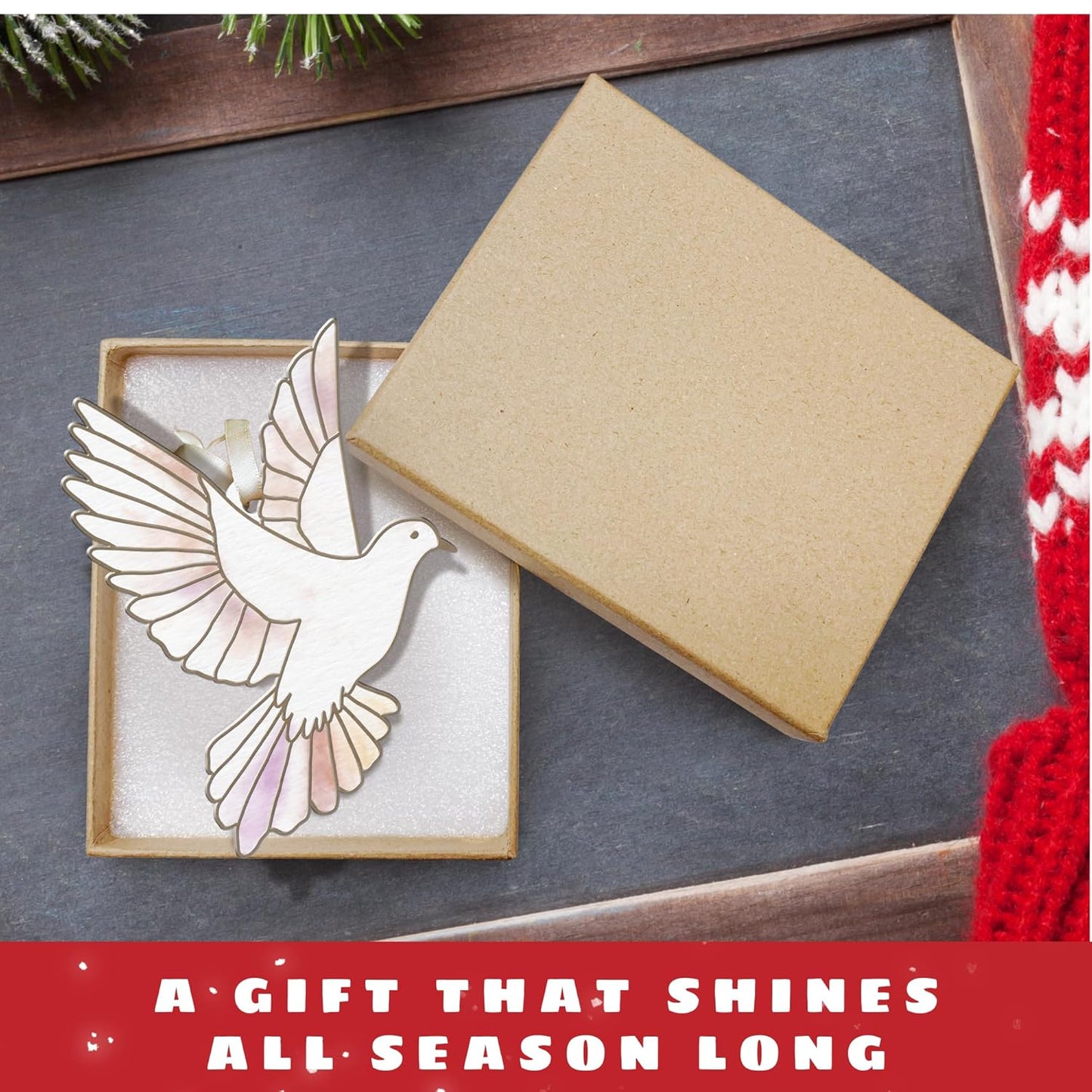 Dove Ornament - Dove Christmas Tree Ornaments - Acrylic Ornament