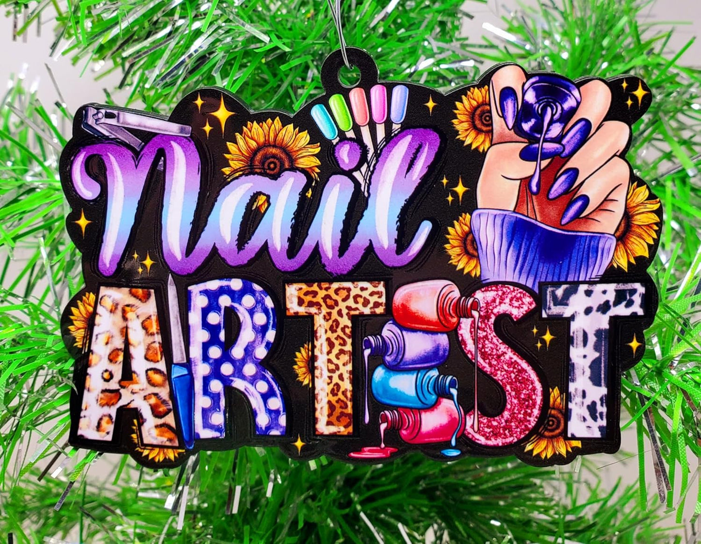 Manicure Ornament - Nail Artist Christmas Ornament