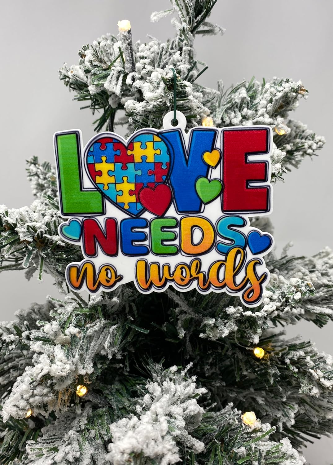 Autism Christmas Ornament, Autism Ornament