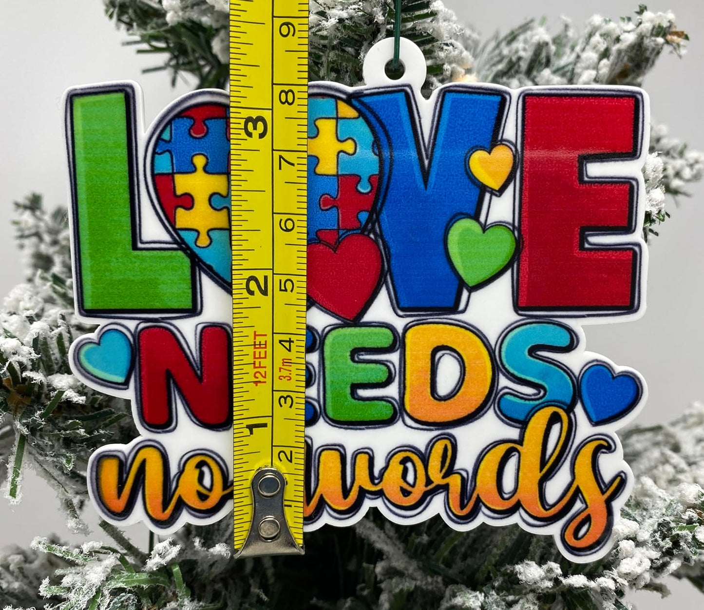 Autism Christmas Ornament, Autism Ornament