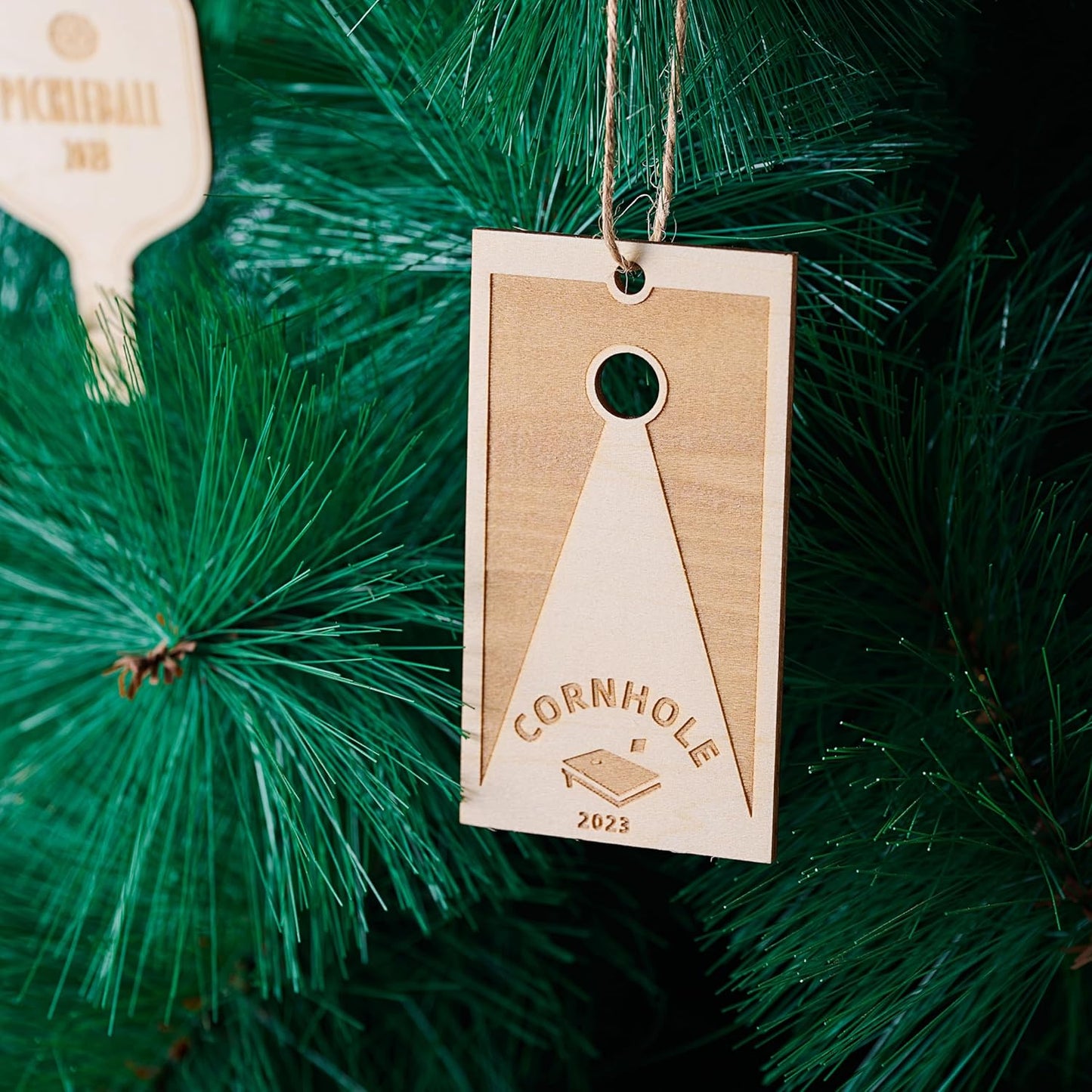 Cornhole Xmas Gift for Toss Lover, Sport Lover, Cornhole Ornament | 2023 Ornament | Sport Ornament