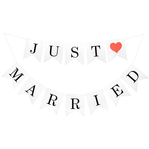 Mr and Mrs Signs Wedding Table Decorations, Wooden Freestanding Letters for Photo Props, Rustic Wedding Decoration, Anniversary Wedding Shower Gift (White + banner)