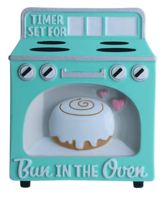 Baby Expecting Ornament 2023 - Pregnant Christmas Ornament 2023 - Bun in The Oven We're Expecting Christmas Ornament, Baby Bump Ornament, Baby Coming Ornament