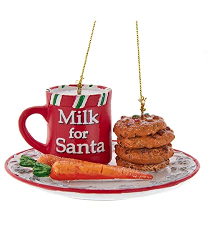 Milk & Cookies Ornament - Milk for Santa Christmas Ornament