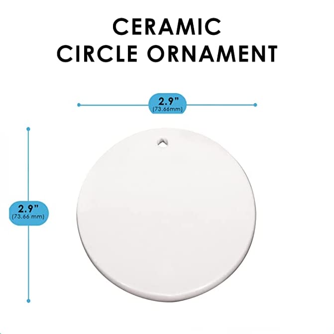 Oh Holy Night Nativity Christmas Tree Ornament, Jesus Hanging Tree Ornament, Christmas Ornament, Holiday Ceramic Ornament