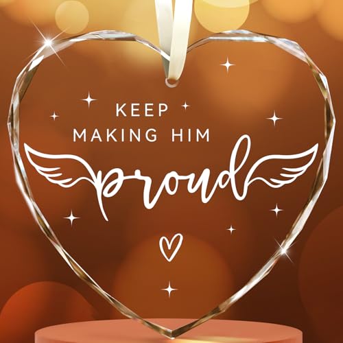 Memorial Gifts for Men, in Memory of Loved One Gifts, Bereavement Keepsake, Bereavement Gift Idea, Keep Making Him Proud, Anniversary of Passing, Memorial Ornaments for Loss of Dad Husband Brother
