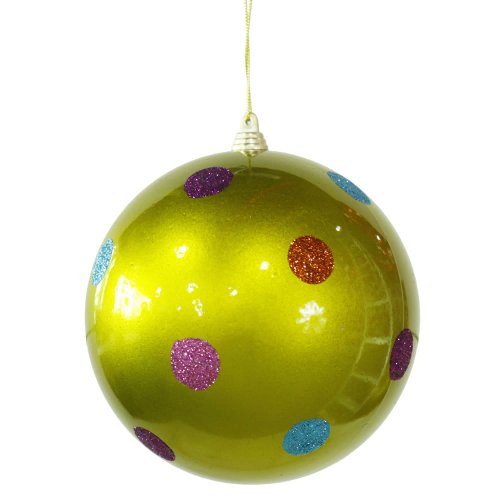 Vickerman M120213 Ball Ornament Polka Dot Ball Ornament