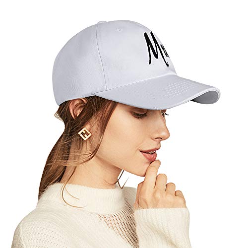 Matching Mr. & Mrs. Baseball Caps, Bridal Gift, Newlywed Honeymoon Wedding Gift