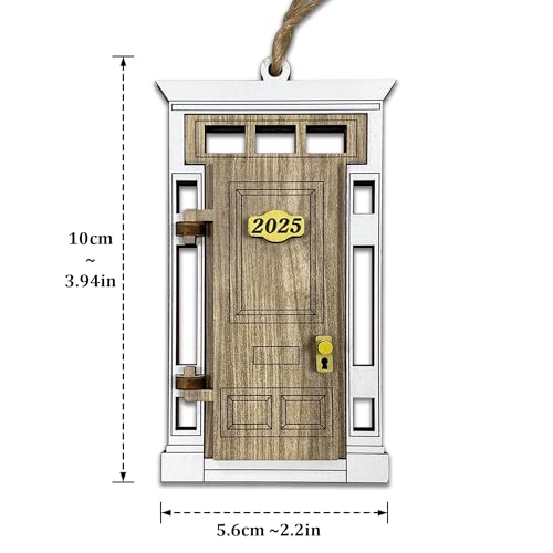 New Home Ornament 2025, New House 1st Christmas 5 Layers Ornament, Housewarming Gifts, Xmas Tree Hanging Newlywed Ornaments