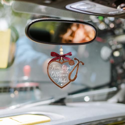 Nurse Gifts for Women - Nurses Week Gifts - Gift for Nurses - Nurse Rn Nicu Practitioner Gift for Women - Retirement, Birthday Appreciation Nursing Student Ideas - Wood Acrylic Ornament